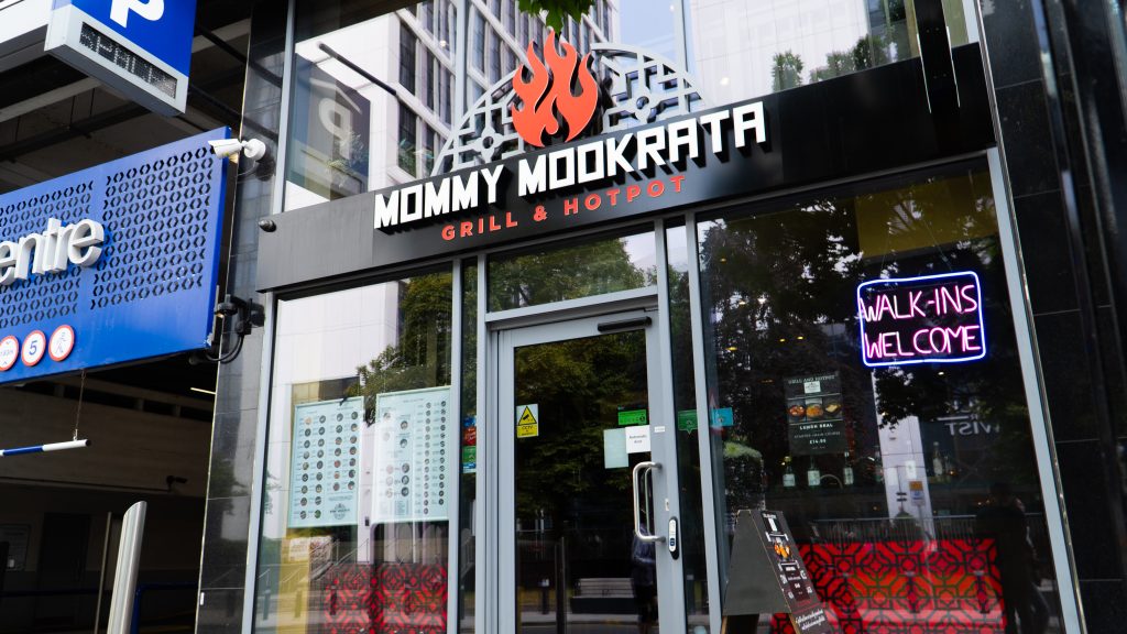 Mommy Mookrata just opposite First Direct Bank Arena